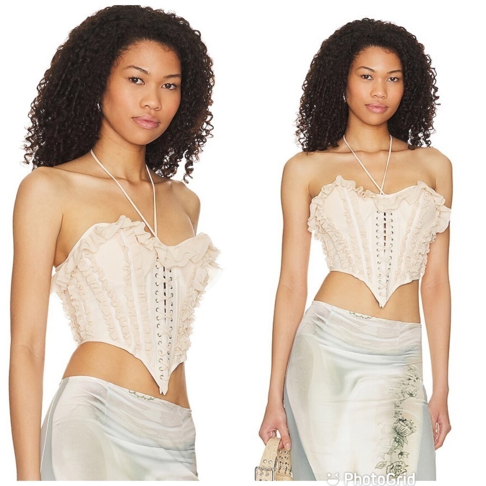 NBD Rhea Corset in Ivory New with Tags!